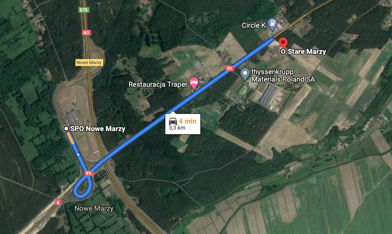 Investment Land Nowe Marzy A1/S5 1